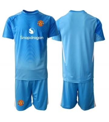 Manchester United Goalkeeper Replica Home Stadium Kit for Kids 2025-26 Short Sleeve (+ pants)
